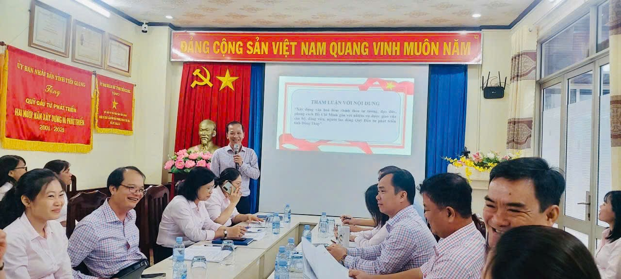 Quỹ Đầu tư phát triển tỉnh Đồng Tháp tổ chức tọa đàm về xây dựng văn hóa liêm chính