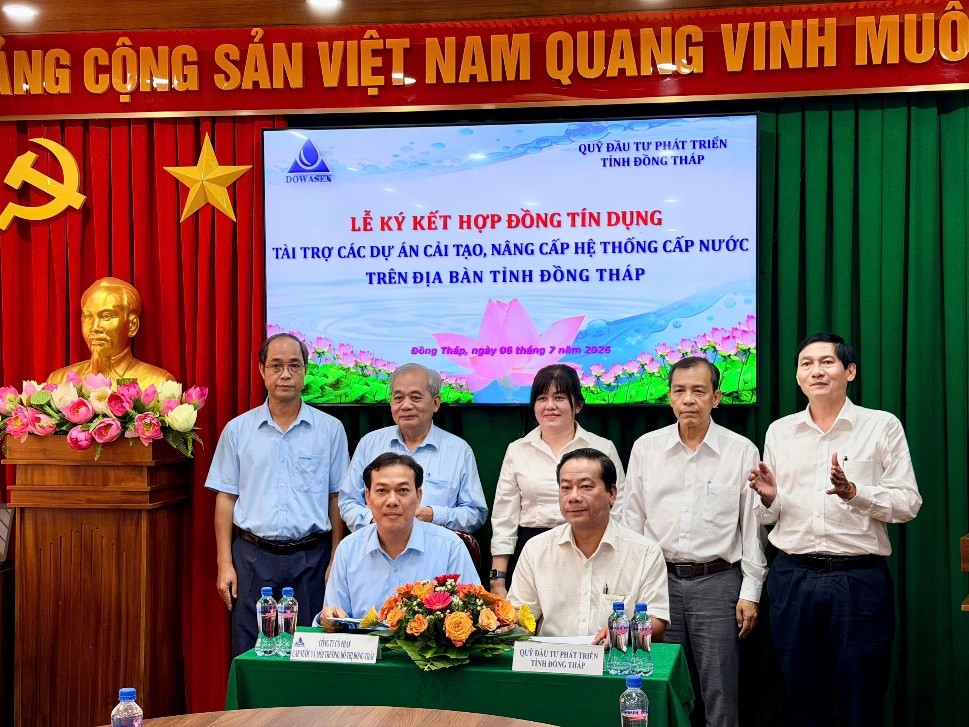 QUỸ ĐẦU TƯ PHÁT TRIỂN TÀI TRỢ VỐN CHO CÁC DỰ ÁN CẤP NƯỚC SẠCH TRÊN ĐỊA BÀN TỈNH ĐỒNG THÁP